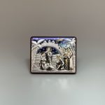 NACIMIENTO RECT. PLATA .925+COLOR 6.5X5